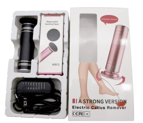 Electric Callus Shavers, Adjustable Speed Foot File Pedicure Tool Exfoliating Dead Skin Callus Removal Foot Care Grinding Machine Removes Dry Dead Hard Cracked Skin - Image 6