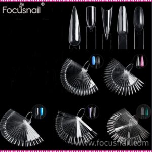 Nail Art Tips Ring Stick Nails Accessories Colors Example Display Tips Nail Display Book 100 Nail Polish Color Chart Plates Nail Tips for Display and Practice