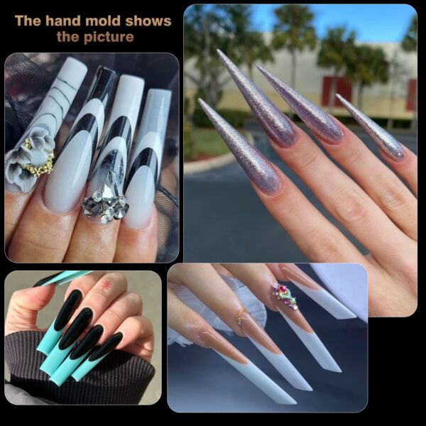 288pcs Dual Nail Forms False Tips Sticker Set For Gel Extension Quick Building French Nails Mold Manicure Tools Home Salone DIY - Image 6