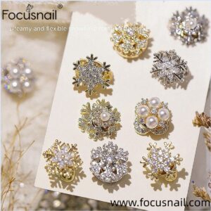 Nail Art Spinning Snowflake Zircon Jewelry Super Spinning Jewelry 3DNail Decoration Diamond Women Girl 3d Nail Art Accessories Rhinestone Sticker Jewelry