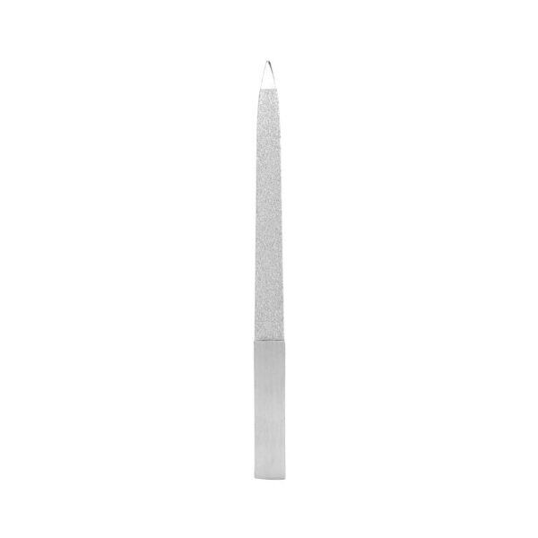 3 Pieces Diamond Nail File Set Stainless Steel Double Side Nail File Metal Sapphire Buffer File - Image 3